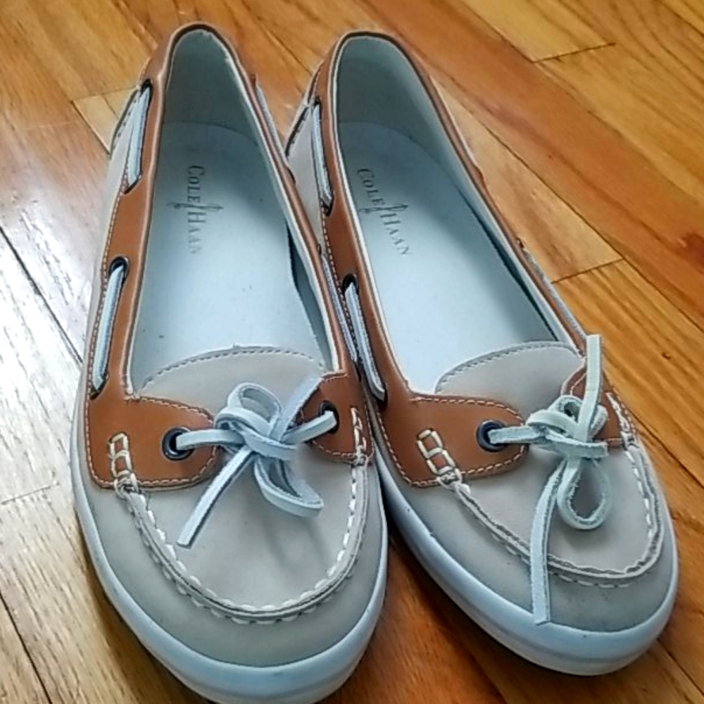 Cole Haan leather boat shoe loafers